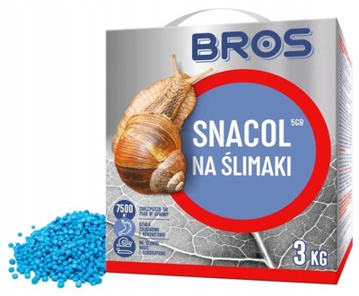 BROS SNACOL PREPARAT TRUTKA NA ŚLIMAKI 3kg