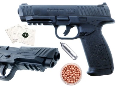 Wiatrówka pistolet Remington RP45 kal. 4,5 mm BB + gratisy