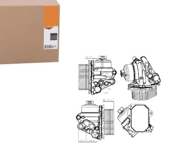 Радиатор масла citroen jumper 2,2hdi 06- с фильтр фото №1