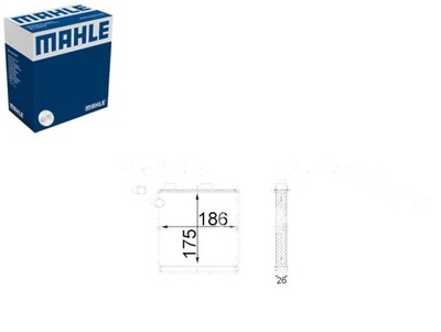 HEATER NISSAN QASHQAI I X-TRAIL II 1.5D-2.5 11.06-04.14 MAHLE  