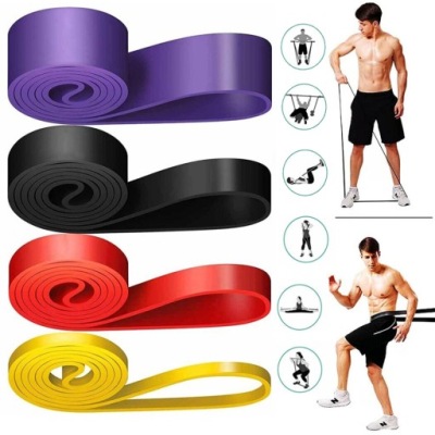 ZESTAW OPASEK OPOROWYCH DO PODCIĄGANIA, ELASTYCZNA TAŚMA TRENINGOWA FITNESS