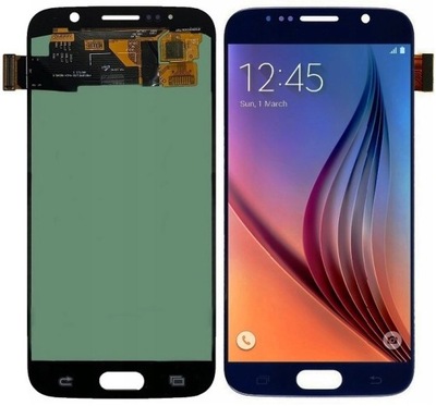 Samsung Galaxy S6 G920 OLED Wyświetlacz LCD Granat