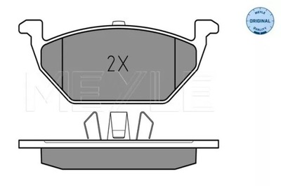 MEYLE КОЛОДКИ HAM. VW P. A3/BORA/GOLF