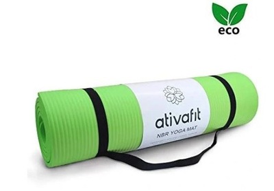 MATA DO ĆWICZEŃ JOGI FITNESS 183x60x1cm ATIVAFIT