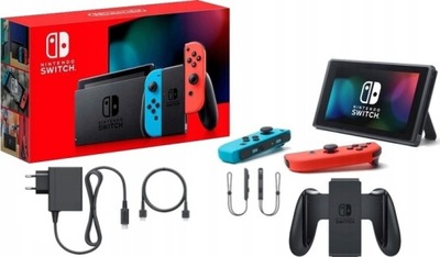 KONSOLA NINTENDO SWITCH V2 NEON RED BLUE NSW