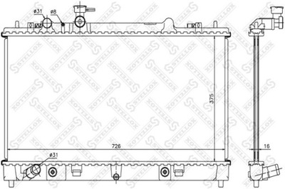 RADIATOR ENGINE MAZDA 6 2.0 MZR 07-13  