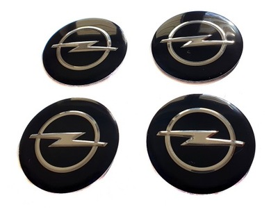 OPEL LOGOTIPO PEGATINAS ZNACZKI EMBLEMATY 60MM 4 PIEZAS  