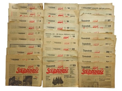 31x Tygodnik Solidarność 1981 Gazeta Historia PRL