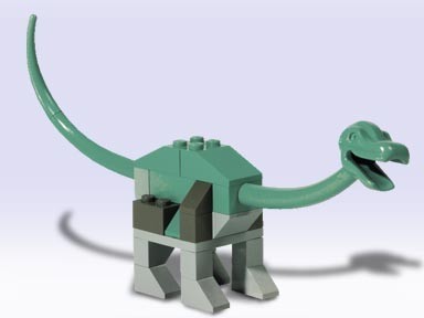LEGO 7002 Baby Brachiosaurus Dinosaurs UŻYWANY