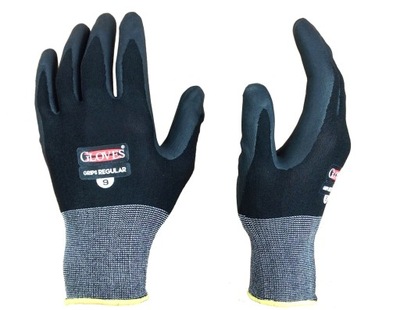 Rękawice nitr. (grips regular), 12 par, "7", ce, gloves pro