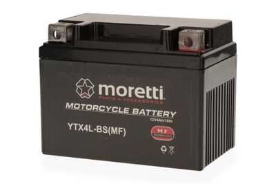 BATERÍA ZELOWY MORETTI 12V 4AH YTX4L-BS CBTX4L-BS PIAGGIO LIBERTY HONDA  