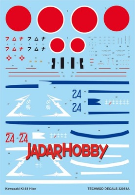 Techmod 32051 1/32 Kawasaki Ki-61-I Hien