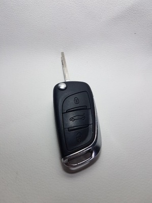 Citroen c4 ii 10-16 ключ складной ключ pilot фото №1