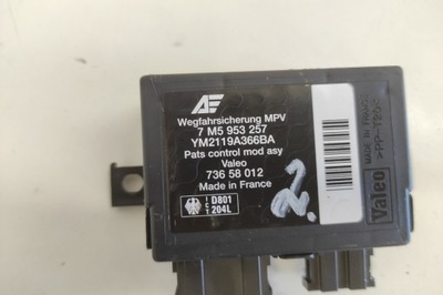 Модуль імобілайзер ford galaxy wgr 7m5953257 1.9l дизель 85kw 2002 фото №1