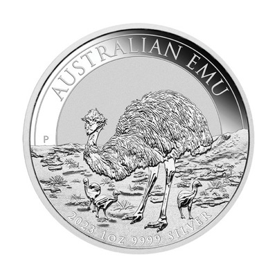 Australia 1$ Emu 2023 1 Oz Ag.999