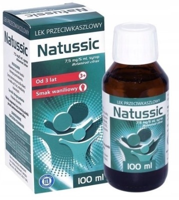 Natussic syrop przeciwkaszlowy 7,5 mg/5ml 100 ml