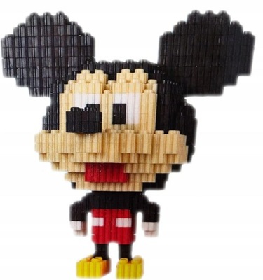 MYSZKA MIKI KLOCKI 3D PUZZLE MAGIC BLOCK 758 elementów