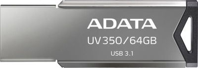 Pendrive ADATA UV350, 64 GB (AUV35064GRBK)