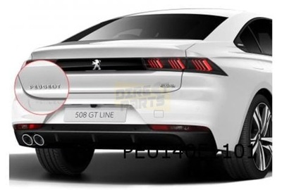 PEUGEOT 508 (9/18-) ЭМБЛЕМА ЛОГОТИП ''PEUGEOT'' ЗАД ОРИГИНАЛЬНЫЙ! 98294689DX