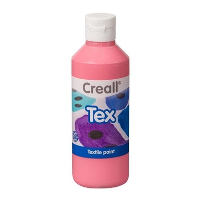 CREALL TEX pink 80 ml farba do tkanin