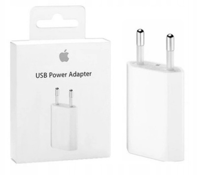 Oryginalna Ładowarka Apple MD813ZM/A 5W USB-A Wtyczka Adapter Do iPhone 5V