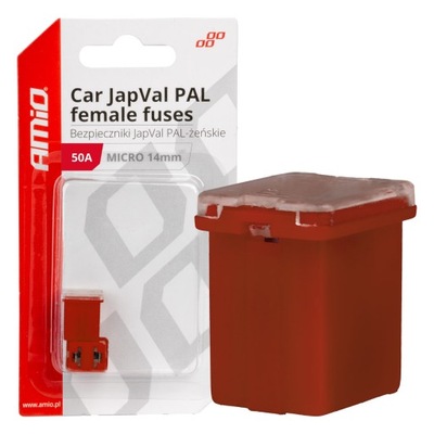 FUSIBLES DE AUTOMÓVIL JAPVAL PAL DE APRIETO 2 SZT. 50A AMIO-03455  