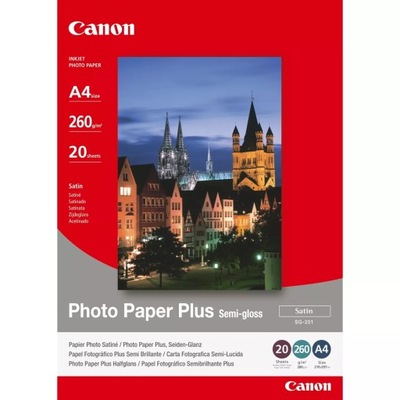 Papier Canon SG-201 półbłyszczący Photo Paper Plus A4 - 20 arkuszy
