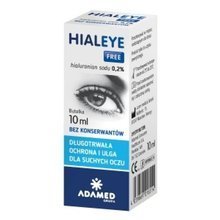 HIALEYE FREE 0,2% Nawilżające krople do oczu 10 ml