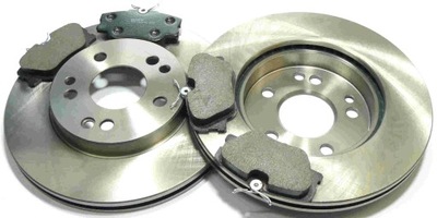 КОЛОДКИ ДИСКИ ТОРМОЗНЫЕ P 284MM DO MERCEDES W124 190 W201