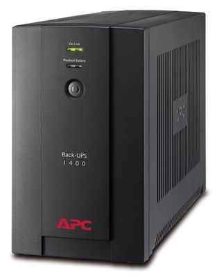 Zasilacz UPS APC BX1400UI 1400 VA 700 W nowe akumulatory