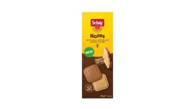 Ciastka Notes z nadzieniem czekoladowym 81g, Schar