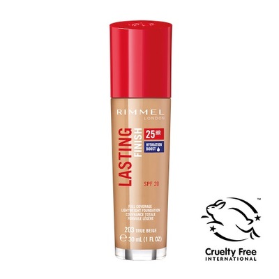 Rimmel Lasting Finish 25HR SPF20 długotrwały podkład do twarzy 203 30ml