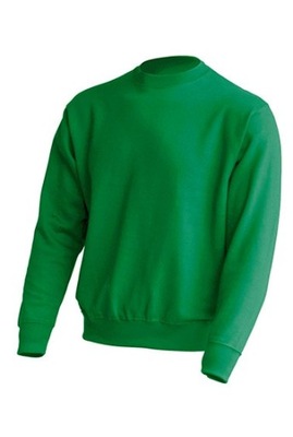 Bluza Męska zielona bez nadruku XL