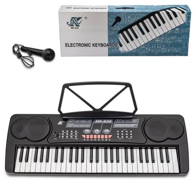 Keyboard Pianino do nauki gry Organy dla Dziecka MK-632 Mikrofon 54 klawisz