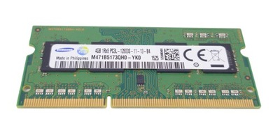 Pamięć RAM Samsung PC3L-12800S-11-13-B4 4GB