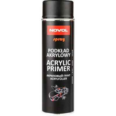 PODKŁAD АКРИЛОВИЙ NOVOL ACRYLIC PRIMER ЧОРНИЙ SPRAY