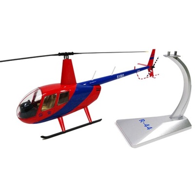 Odlewany model samolotu helikoptera R44 w skali 1:32