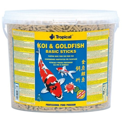 Tropical Koi&Goldfish Basic Sticks 5L Pokarm