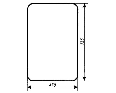 GLASS FOR LADOWACZA CYKLOP NEW CONDITION TYPE SIDE - milautoparts-fr.ukrlive.com