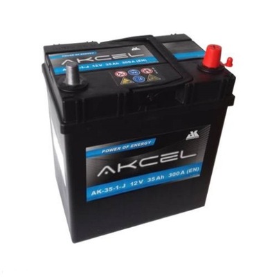 BATERÍA AKCEL 35 AH 300A JAPAN P+ AK-35-1-J  