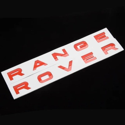 LOGOTIPO 3D ABS RANGE ROVER LITERY PEGADURA EMBLEMA AL PARTE DELANTERA CAPO COCHE PARA ZASIEGU  