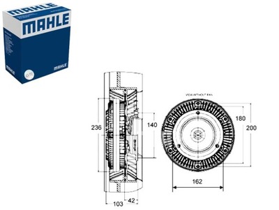 EMBRAGUE DE VENTILADOR DEL RADIADOR NISKIE MAN E2000 F90 TGA MERCEDES  