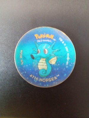 Horsea->Seadra Tazo 2 HOLO 2001 ROK 1# Pokemon