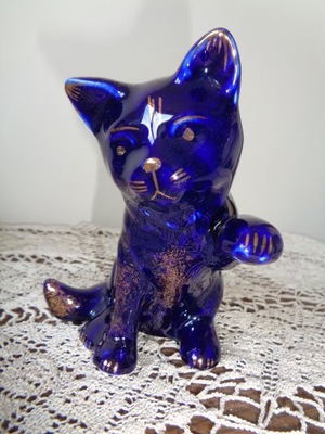 Kotek ceramiczny cobalt