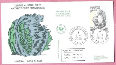 TAAF 2000, FDC geologia, minerały