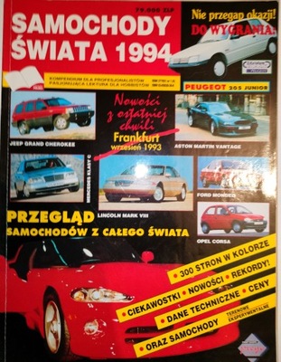 Auto Katalog 1994 samochody świata