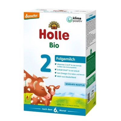 Holle BIO 2 mleko modyfikowane dla niemowląt 600g