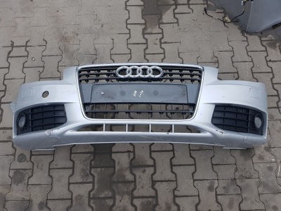 Audi a4 b8 08-11r бампер перед передній решітка радіатора фото №1