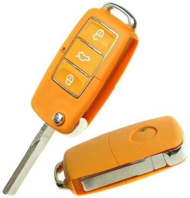 Skoda rapid yeti roomster ключ pilot корпус помаранчева фото №1