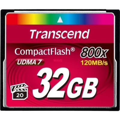 Transcend CompactFlash 32GB 800x (TS32GCF800)